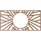 Ekena Millwork Hoover Wood Fretwork Pierced Ceiling Medallion, Wood (Paint Grade), 20"W x 10"H x 7 3/8"ID x 3/8"T CMWP20X10X0375HOMF - alternate 4
